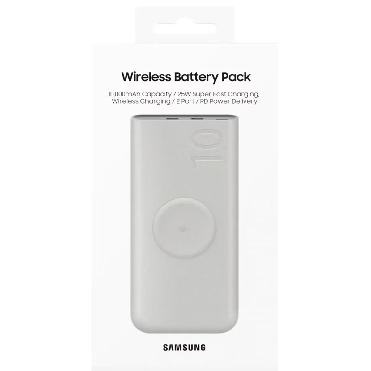 Samsung Galaxy Battery Pack 10,000 mAh - Draadloze powerbank - 2x USB-C - Beige