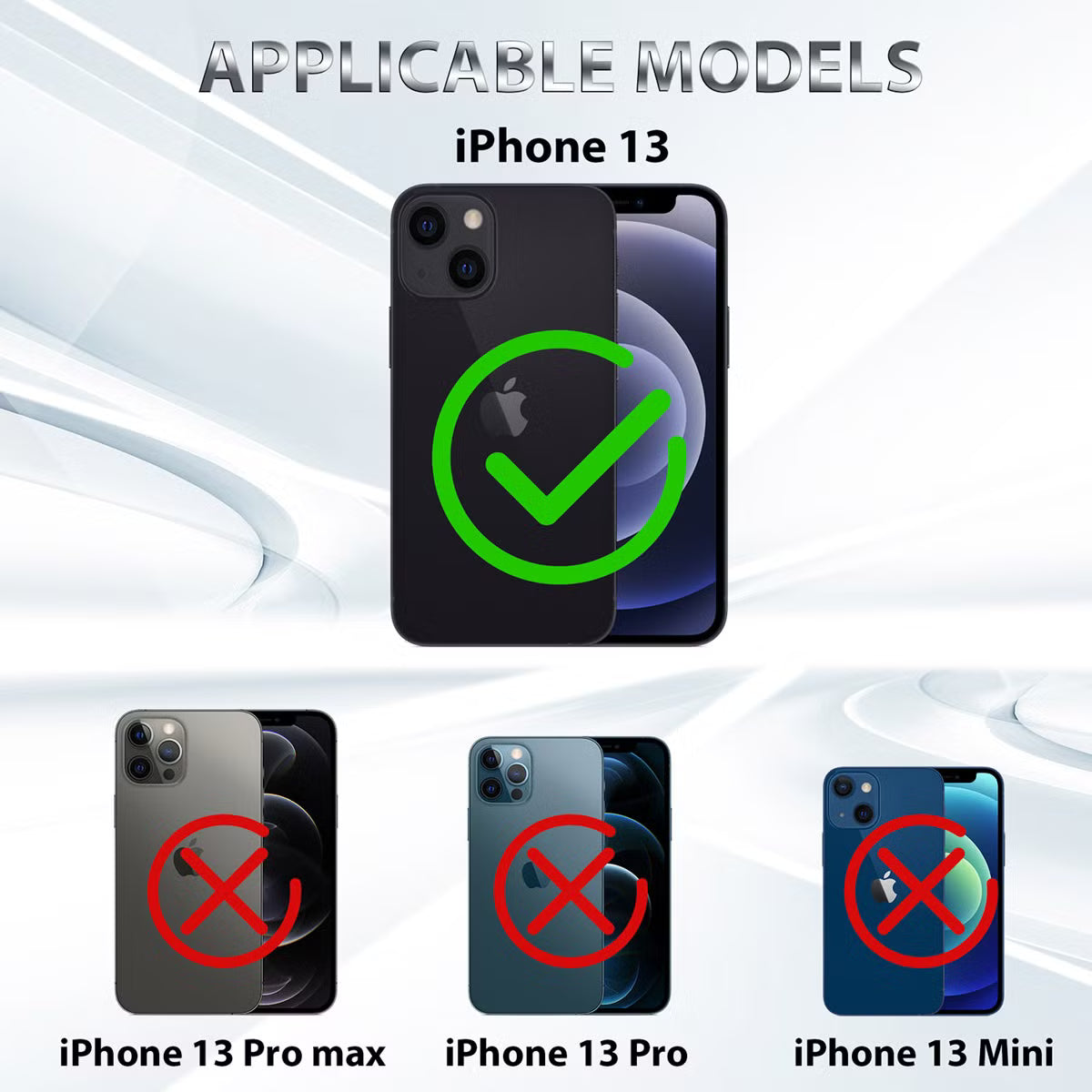 Redpepper Dot Plus Waterproof Backcover for Apple iPhone 13 - Black