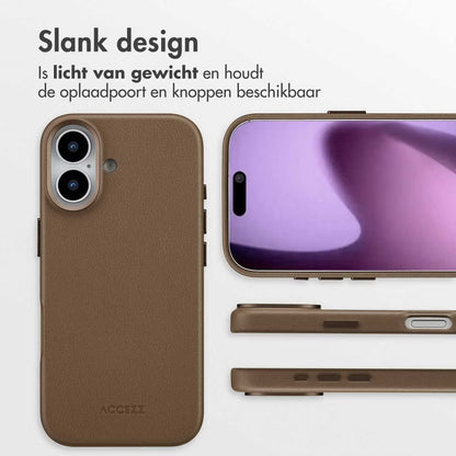 Access MagSafe Leather Backcover for Apple iPhone 17 - Coffee 