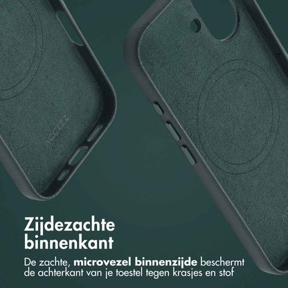 Access MagSafe Leather Backcover for Apple iPhone 16 - Cedar Green