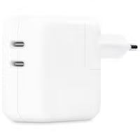 Apple Originele USB-C Power Adapter - Oplader - Dubbele USB-C aansluiting - 35W - Wit 