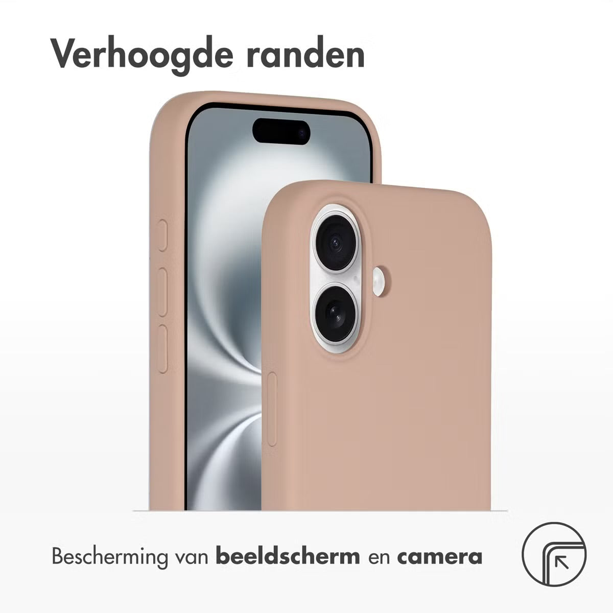 Access Liquid Silicone Backcover with MagSafe for Apple iPhone 16 - Rose