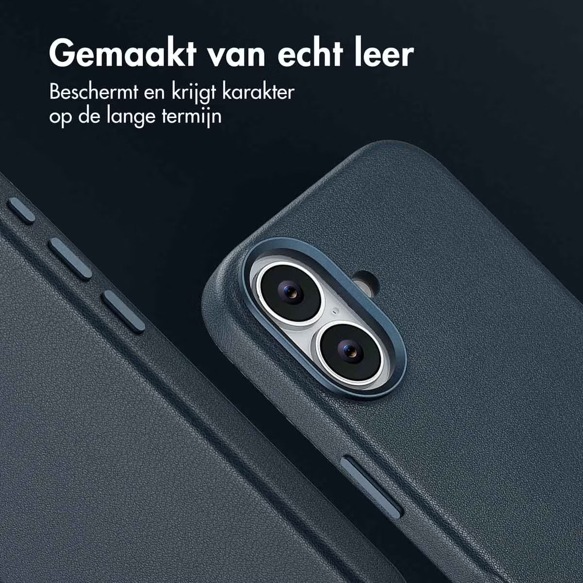 Access MagSafe Leather Backcover for Apple iPhone 17 - Nightfall Blue 