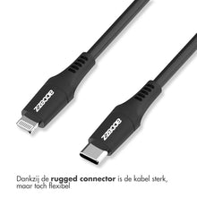 Access Lightning to USB-C cable - MFi certification - 1 meter - Black