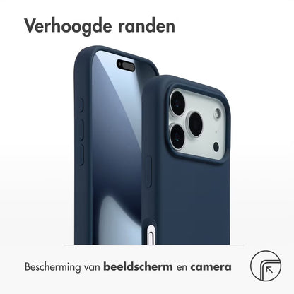 Access Liquid Silicone Backcover with MagSafe for Apple iPhone 17 Pro - Donkerblauw
 This is where the afbeeldingen-gallery is located