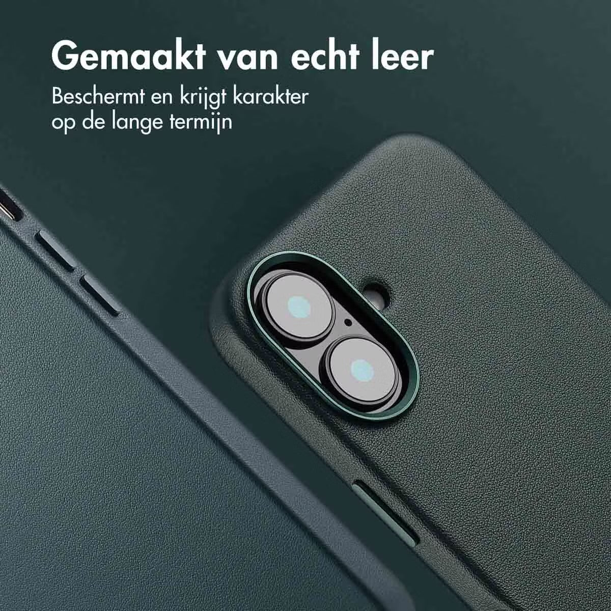 Access MagSafe Leather Backcover for Apple iPhone 16 - Cedar Green