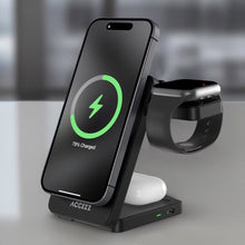 3-in-1 Opvouwbare Draadloze MagSafe Oplader - 20W - Black