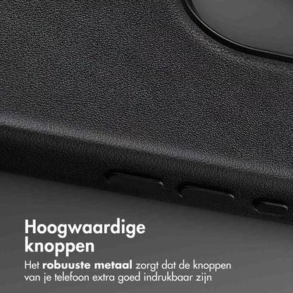 Access MagSafe Leather Backcover for Apple iPhone 16 Pro Max - Onyx Black