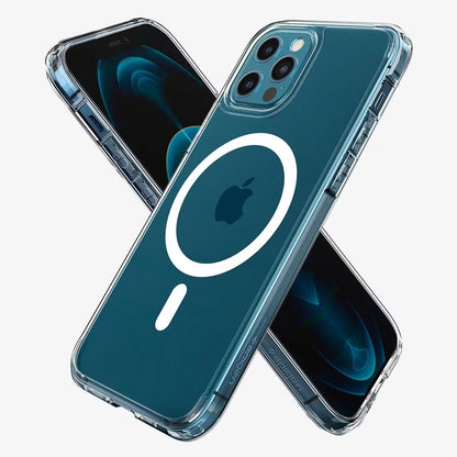 Spigen Ultra Hybrid Backcover MagSafe for Apple iPhone 12 (Pro) - White