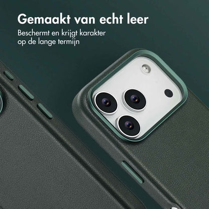 Access MagSafe Leather Backcover for Apple iPhone 17 Pro - Cedar Green 