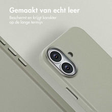 Access MagSafe Leather Backcover for Apple iPhone 17 - Lichtgrijs