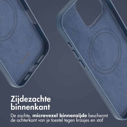 Access MagSafe Leather Backcover for Apple iPhone 16 Pro Max - Nightfall Blue