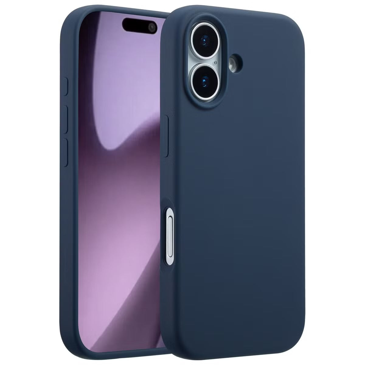 Access Liquid Silicone Backcover with MagSafe for Apple iPhone 17 - Donkerblauw 