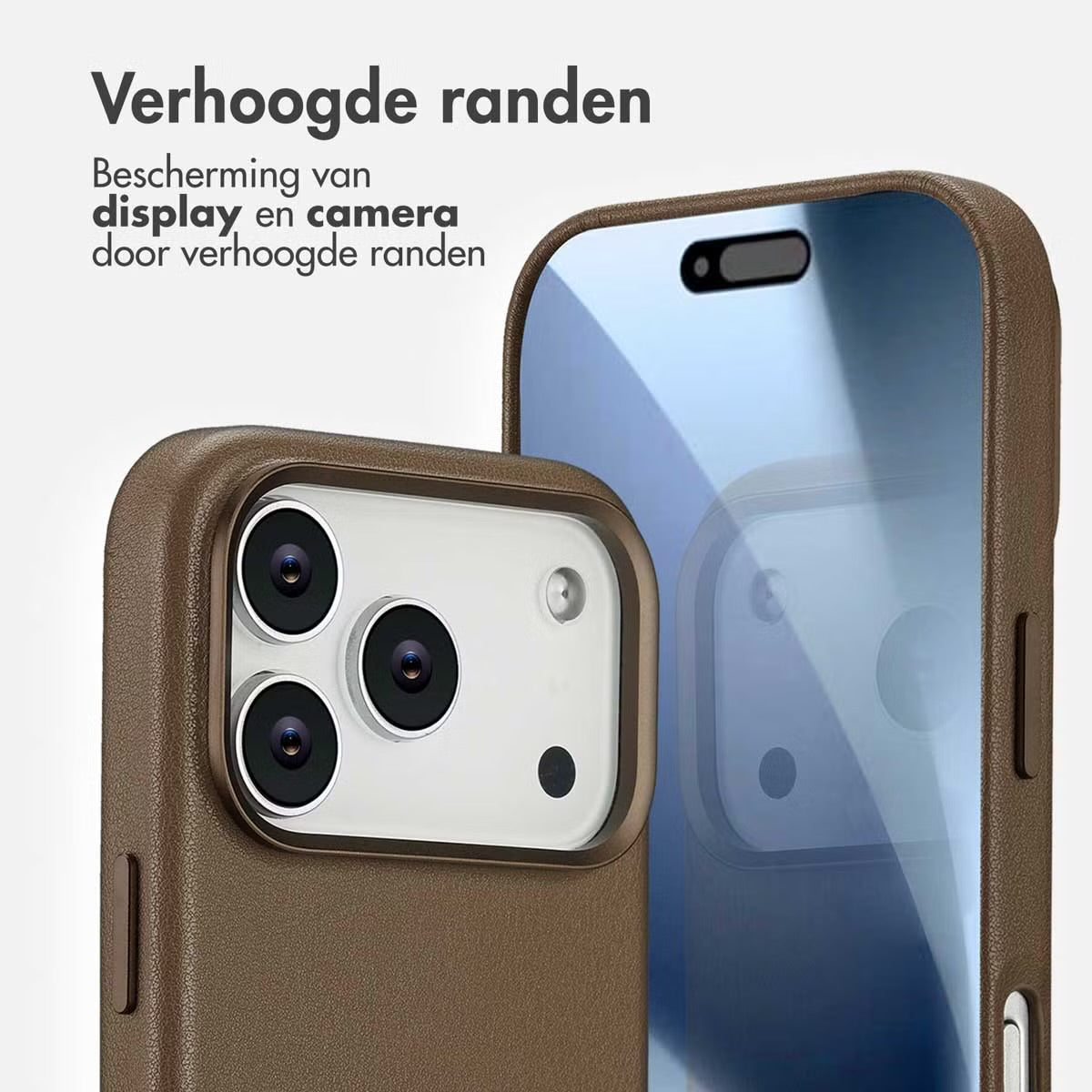 Access MagSafe Leather Backcover for Apple iPhone 17 Pro - Coffee 