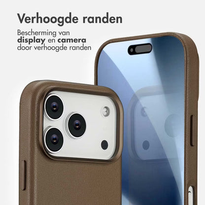 Access MagSafe Leather Backcover for Apple iPhone 17 Pro - Coffee 