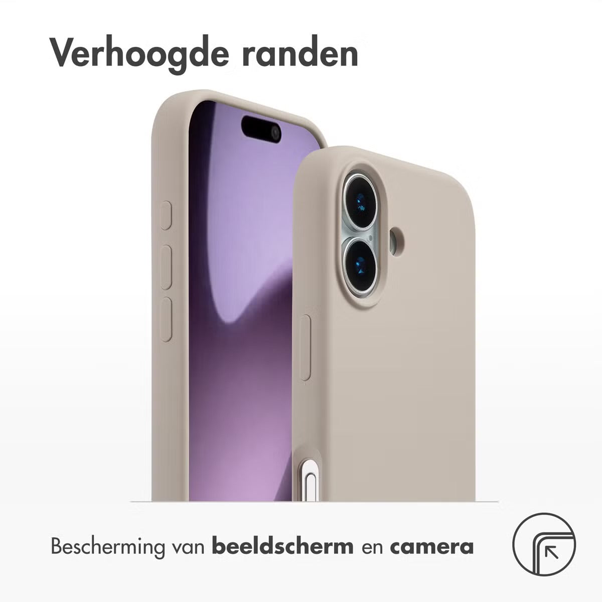 Access Liquid Silicone Backcover with MagSafe for Apple iPhone 17 - Stone