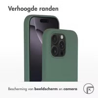 Access Liquid Silicone Backcover with MagSafe for Apple iPhone 16 Pro - Donkergroen