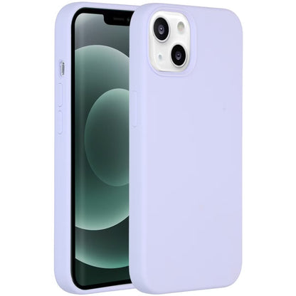 Accezz Liquid Silicone Backcover for iPhone 13 Mini - Paars