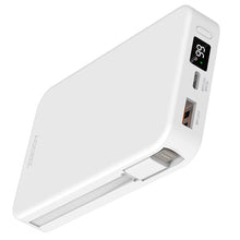 Accezz Powerbank 10,000 mAh comes with integrated cables - Wit