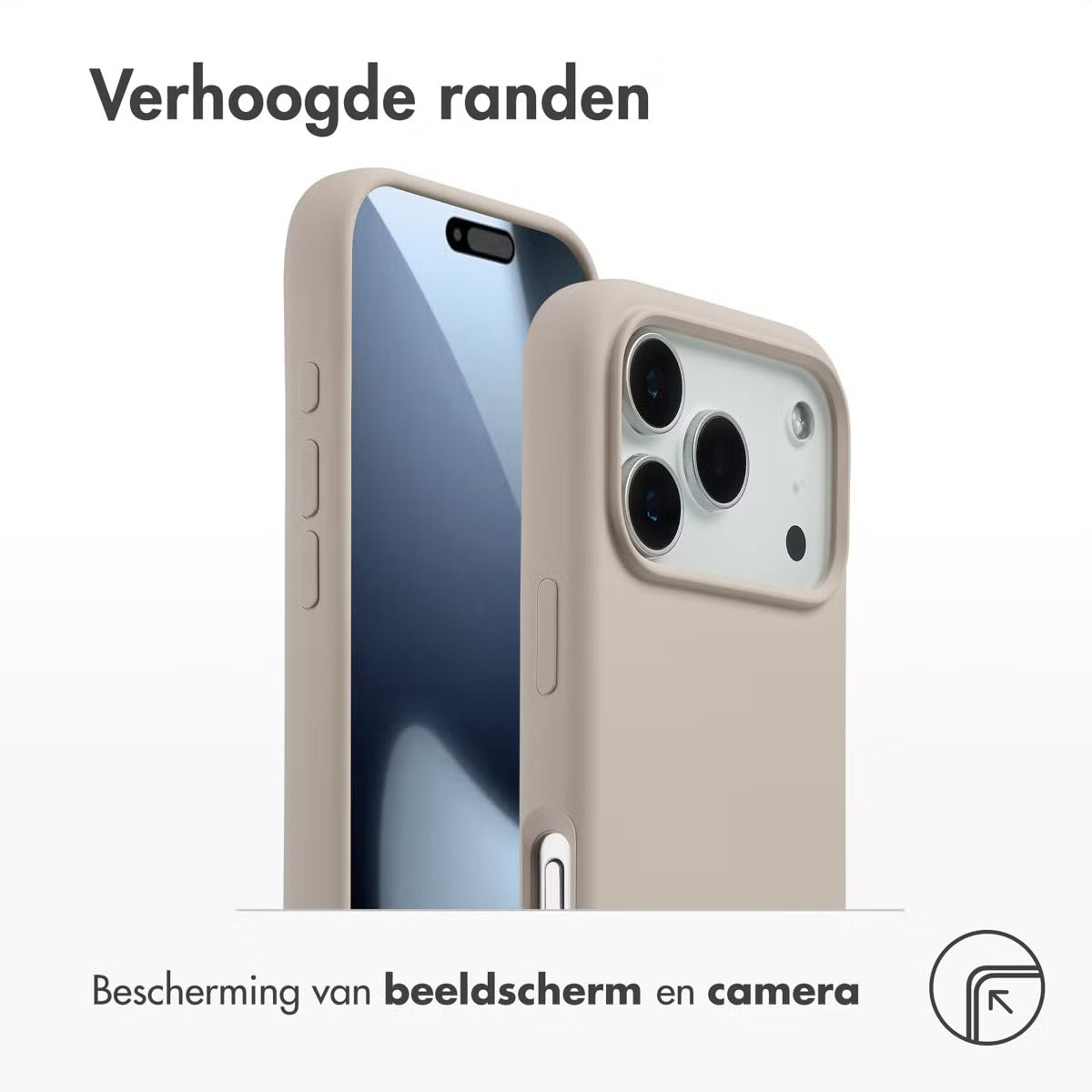 Access Liquid Silicone Backcover with MagSafe for Apple iPhone 17 Pro - Stone