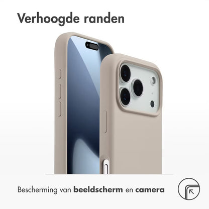 Access Liquid Silicone Backcover with MagSafe for Apple iPhone 17 Pro - Stone