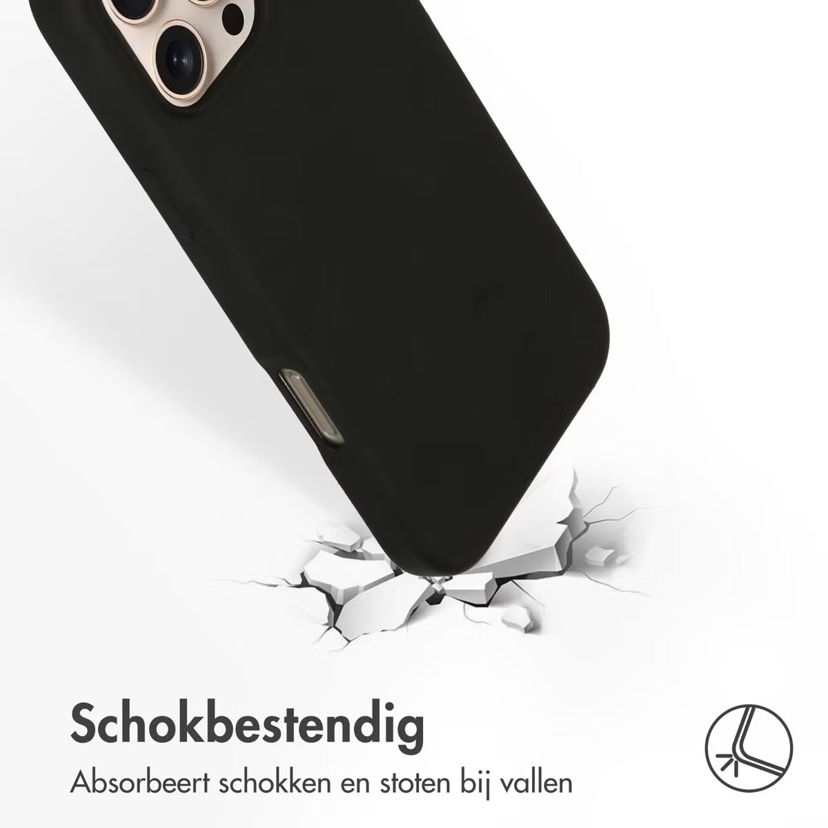 Access Liquid Silicone Backcover with MagSafe for Apple iPhone 16 Pro Max - Black