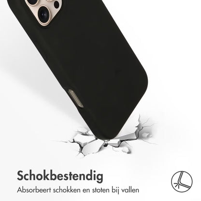 Access Liquid Silicone Backcover with MagSafe for Apple iPhone 16 Pro Max - Black