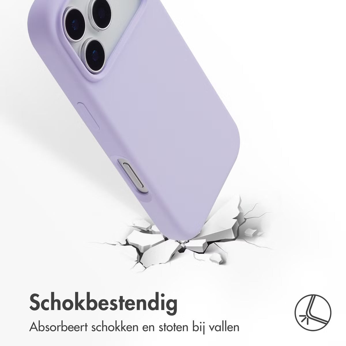 Access Liquid Silicone Backcover with MagSafe for Apple iPhone 17 Pro - Paars 