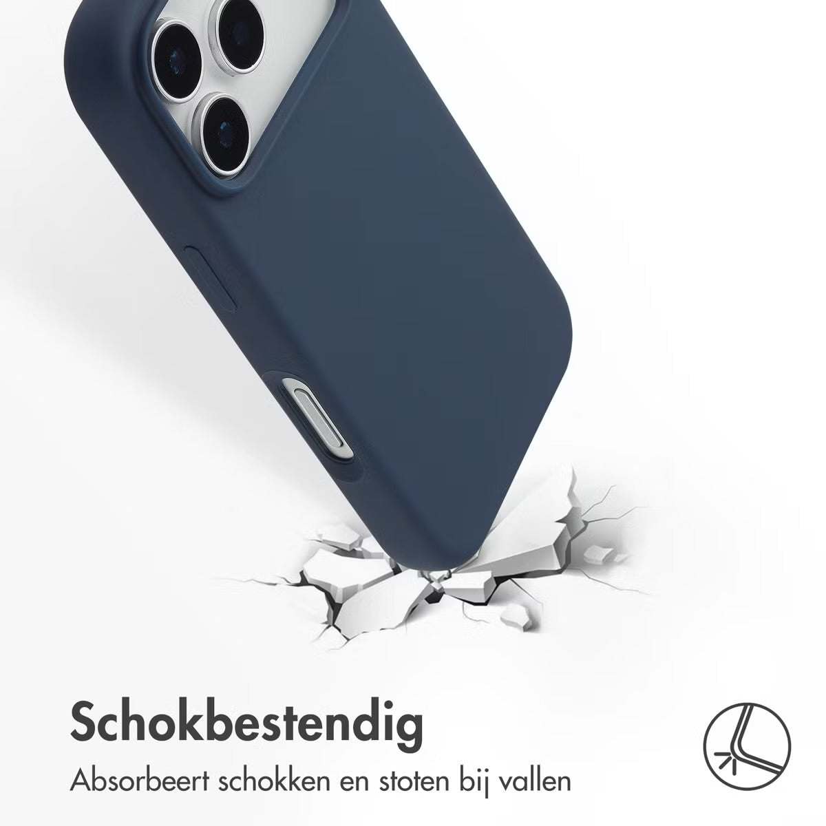 Access Liquid Silicone Backcover with MagSafe for Apple iPhone 17 Pro - Donkerblauw
 This is where the afbeeldingen-gallery is located