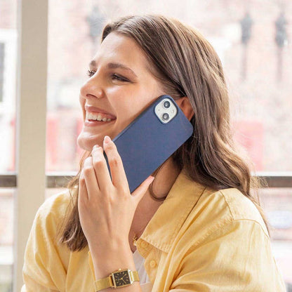 Access Liquid Silicone Backcover with MagSafe for Apple iPhone 15 Pro - Donkerblauw