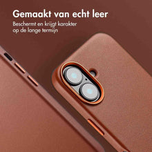 Access MagSafe Leather Backcover for Apple iPhone 16 - Sienna Brown