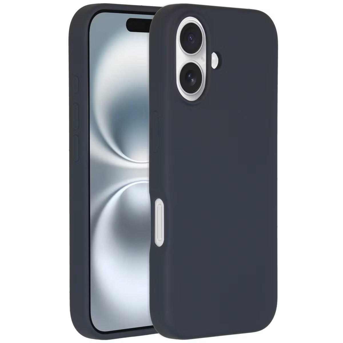 Accezz Liquid Silicone Backcover met MagSafe pour de Apple iPhone 16 - Donkerblauw