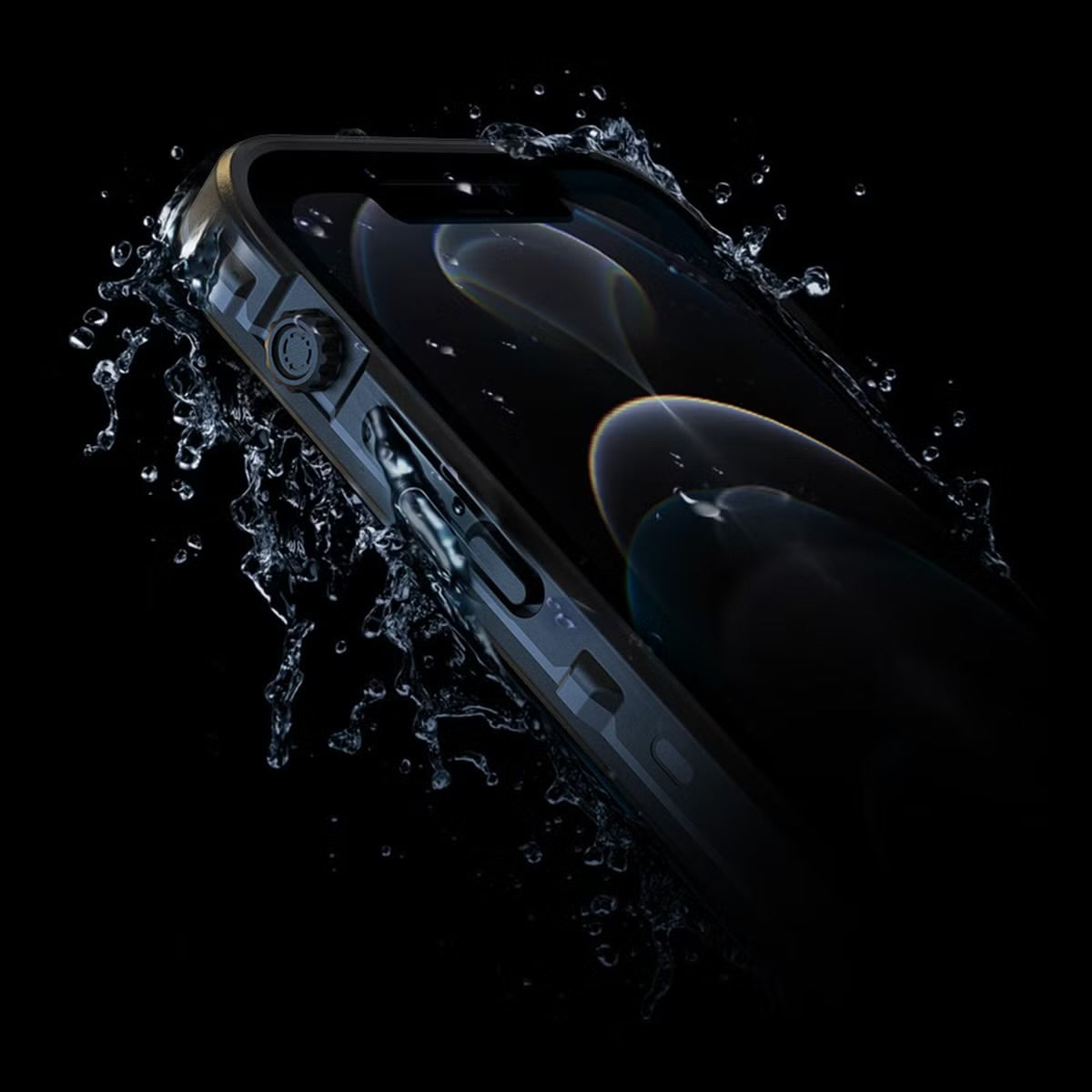 Redpepper Dot Plus Waterproof Backcover for Apple iPhone 12 - Black