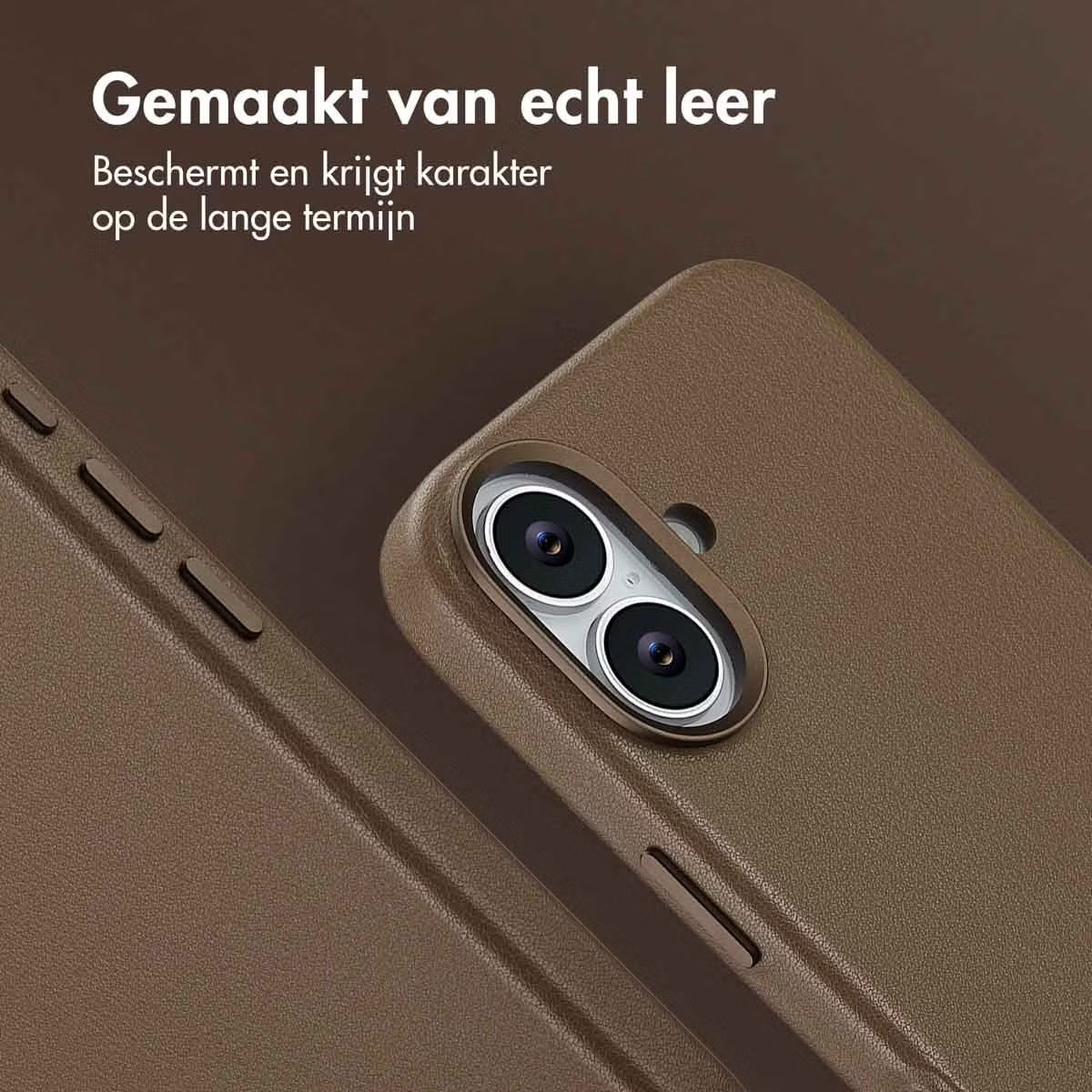 Access MagSafe Leather Backcover for Apple iPhone 17 - Coffee 