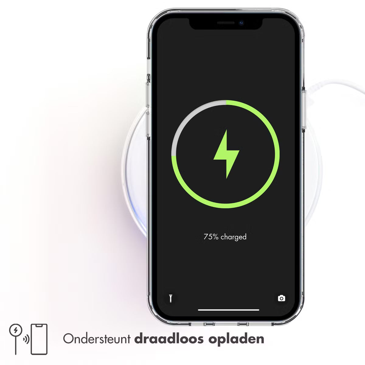 Accezz Clear Backcover for iPhone 13 - Transparent 