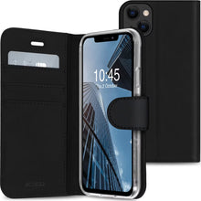 Accezz Wallet Softcase Bookcase for iPhone 13 - Black