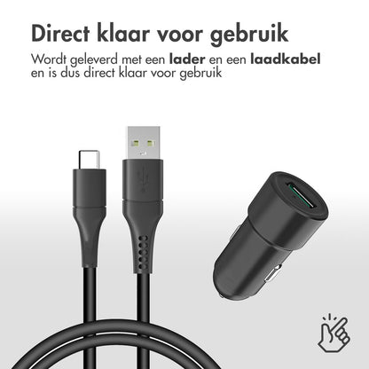 Accezz Telefoonhouder auto - Draadloze oplader - Dashboard en voorruit - Zwart 