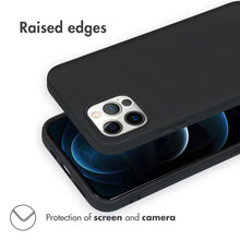 Accezz Color Backcover for iPhone 12 (Pro) - Black