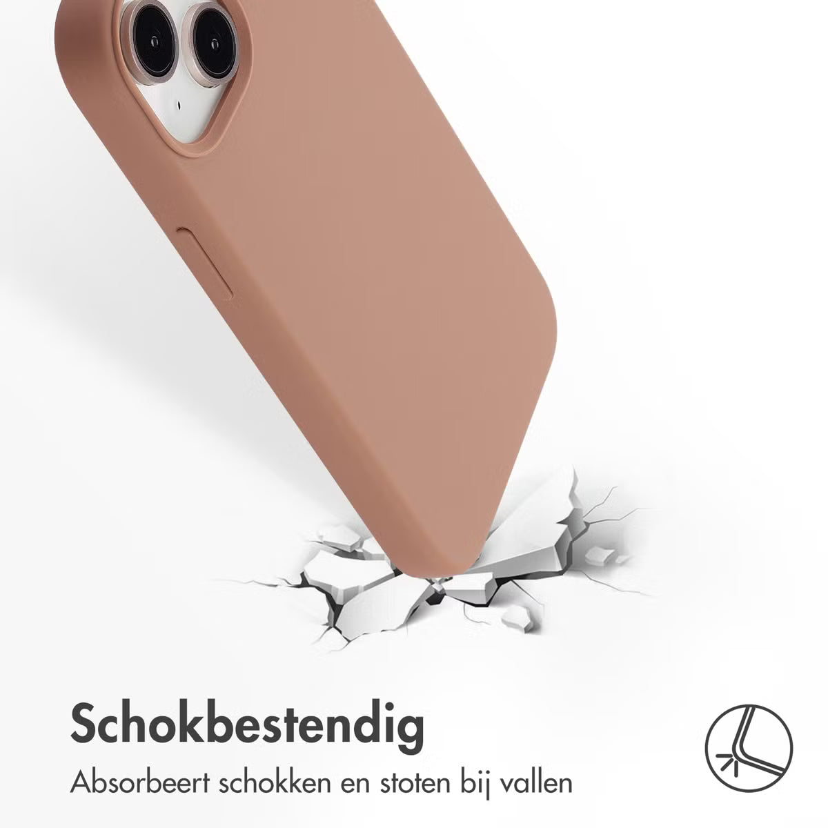 Access Liquid Silicone Backcover with MagSafe for Apple iPhone 14 / 13 - Lichtbruin