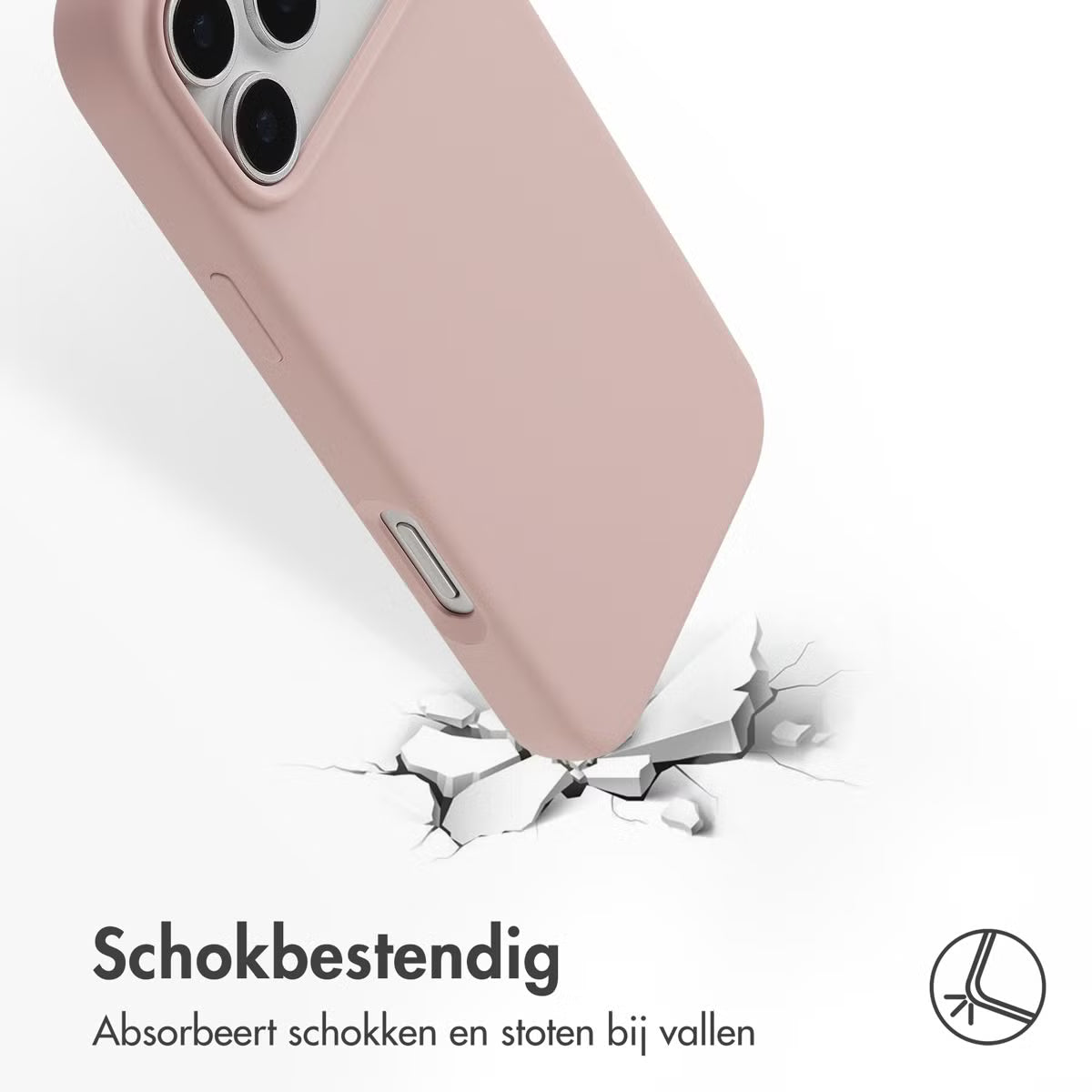 Access Liquid Silicone Backcover with MagSafe for Apple iPhone 17 Pro Max - Rose