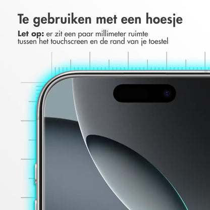 Accezz Gehard Glas Screenprotector for Apple iPhone Air