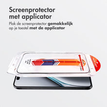 Accezz Gehard Glas Screenprotector + Applicator for Apple iPhone 17