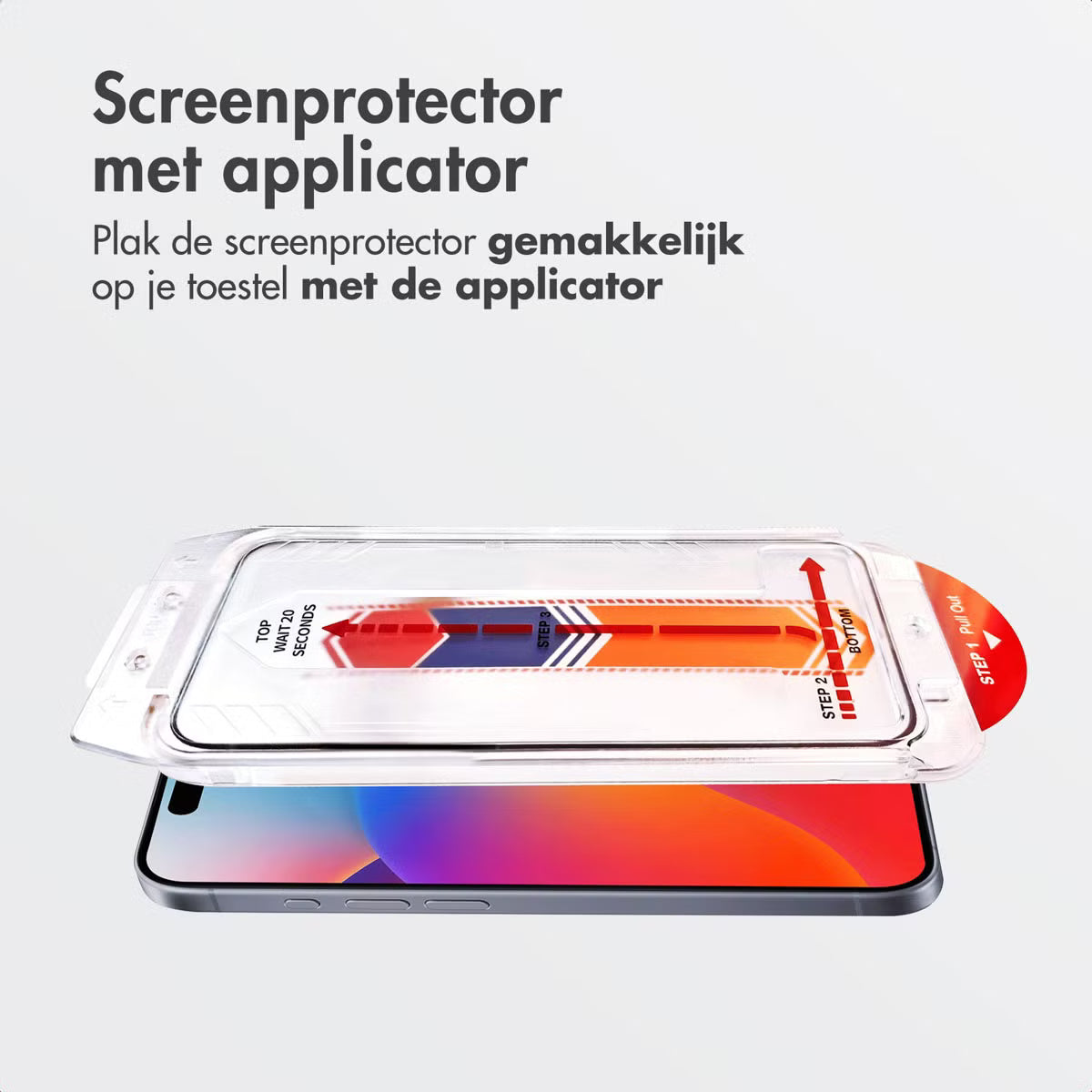 Accezz Gehard Glas Screenprotector + Applicator for Apple iPhone 17 Pro Max