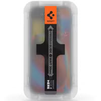 Spigen GLAStR EZ Fit Screenprotector 2 Pack + Applicator for Apple iPhone 13 / 13 Pro / 14 / 16e