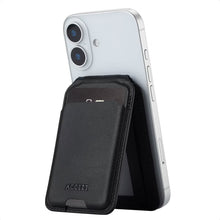 Accezz Leren Wallet meets standard for MagSafe - Onyx Black