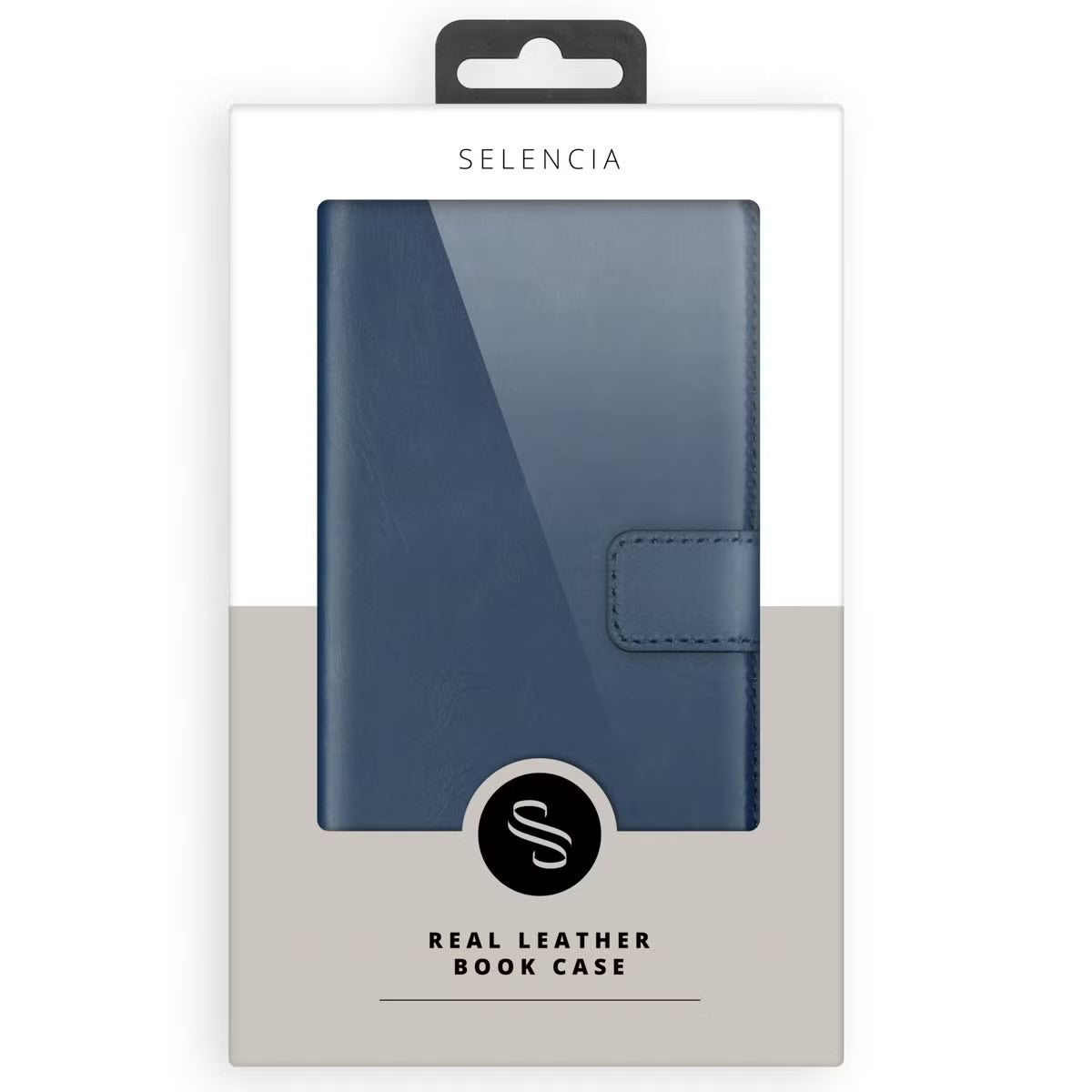 Selencia Echt Leren Bookcase for Apple iPhone Air - Blue