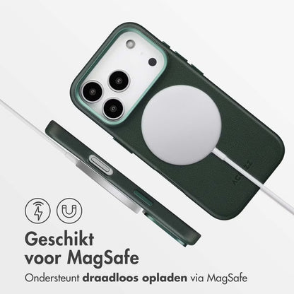 Access MagSafe Leather Backcover for Apple iPhone 17 Pro - Cedar Green 