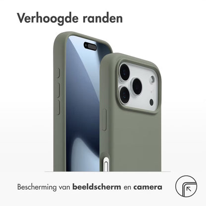 Access Liquid Silicone Backcover with MagSafe for Apple iPhone 17 Pro - Cooper Green
 This is where the afbeeldingen-gallery is located