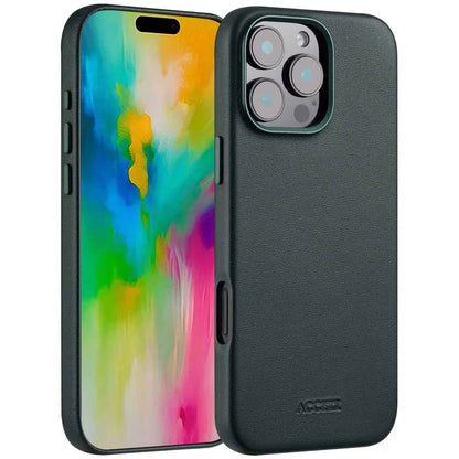 Access MagSafe Leather Backcover for Apple iPhone 16 Pro Max - Cedar Green