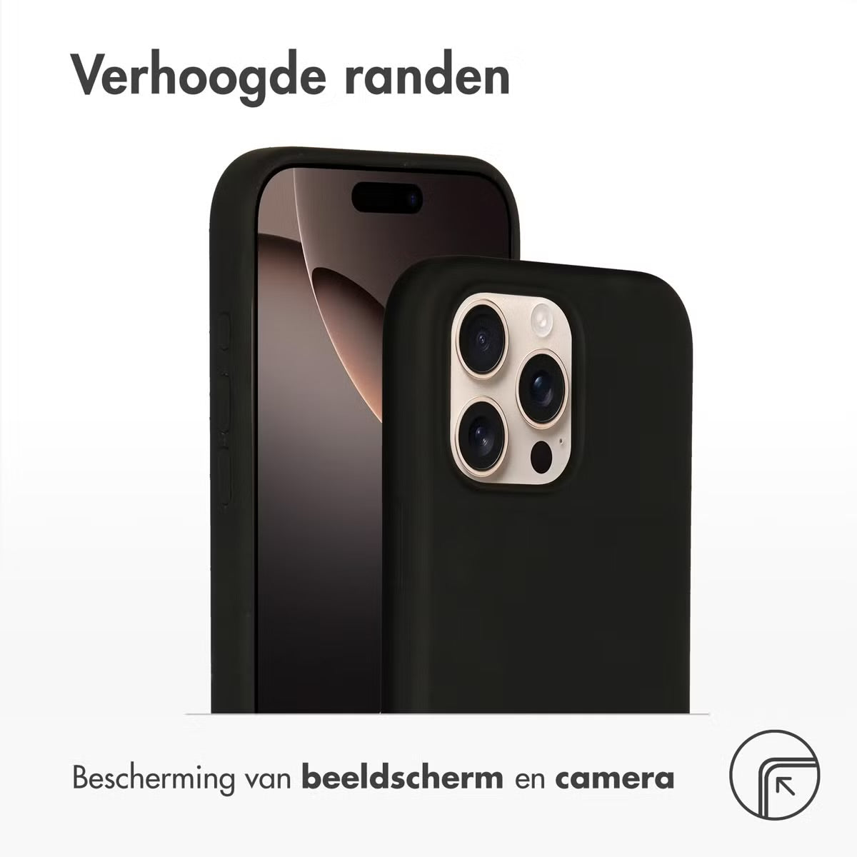 Access Liquid Silicone Backcover with MagSafe for Apple iPhone 16 Pro Max - Black